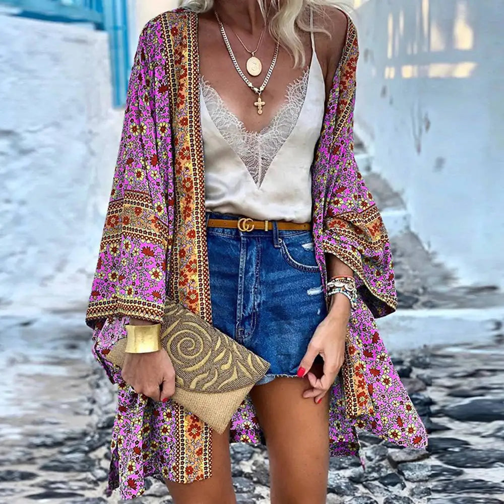 Bohemian Casual Cloak Cardigan for Women